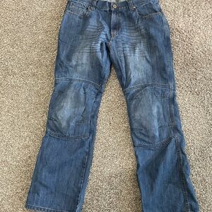 Oxford motorcycle Denim Jeans with knee padding